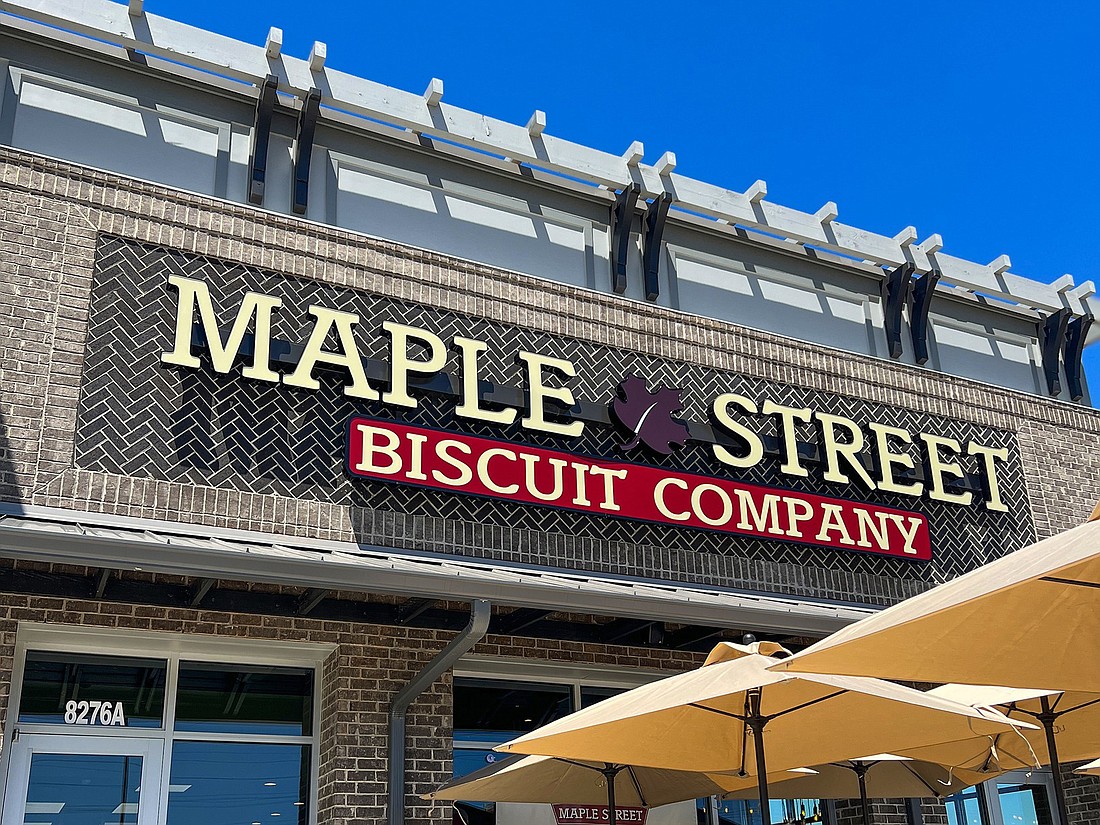 Maple Street Biscuit Co. opened its restaurant in Madison, Alabama, in April. The chain, owned by Cracker Barrel, has 59 locations in 10 states.