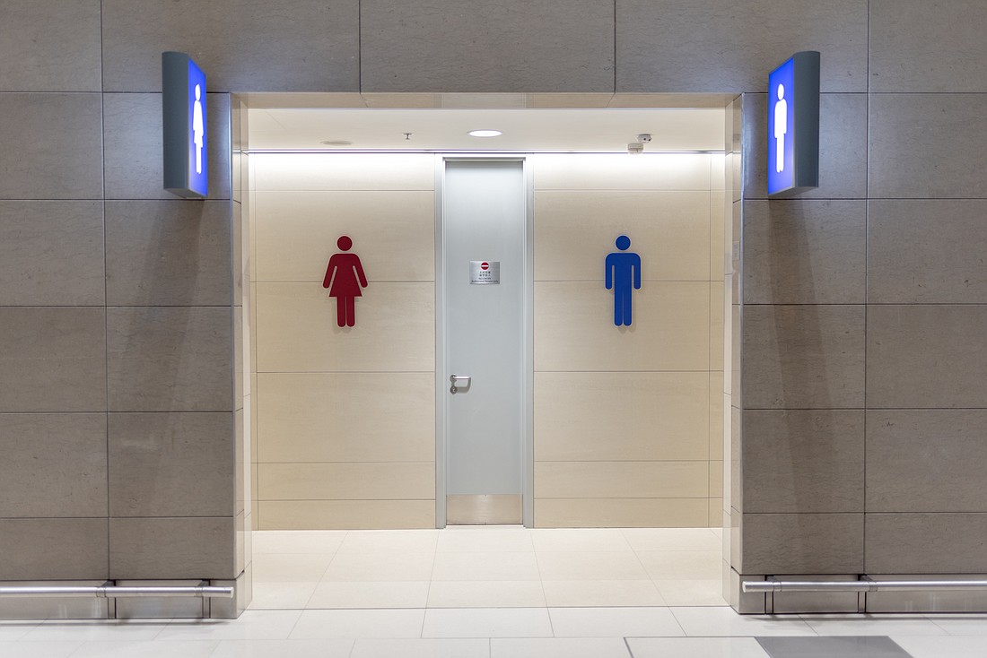 Restrooms. Photo from Adobe Stock