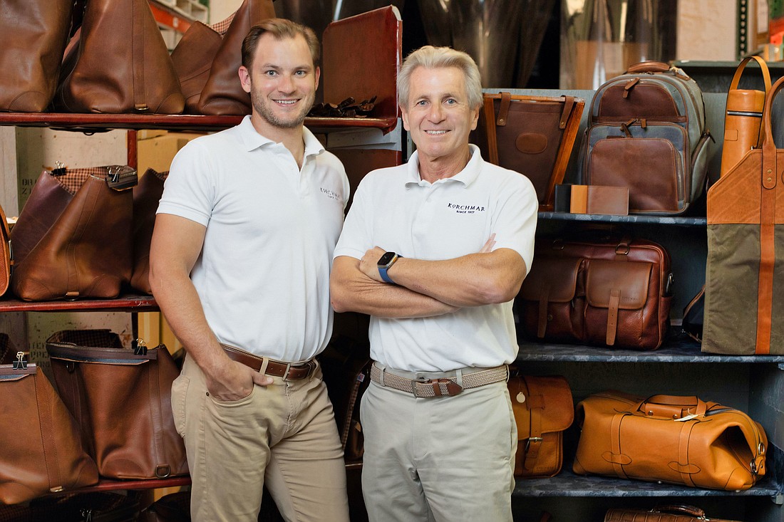 Mike and Michael Korchmar both joined Naples-based Korchmar after spending time and and looking into other careers.