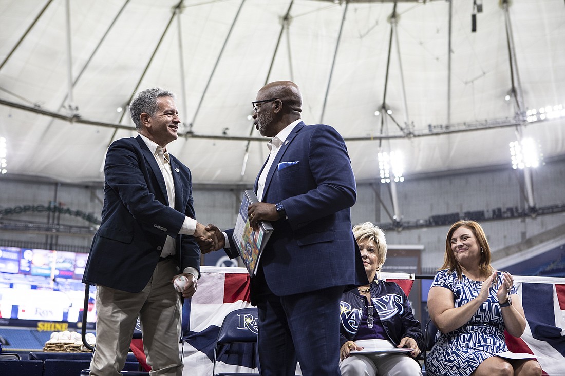 Tampa Bay Rays team owner Stuart Sternberg and St. Petersburg Mayor Ken Welch have worked out a deal to keep the team in the city and bring needed development.