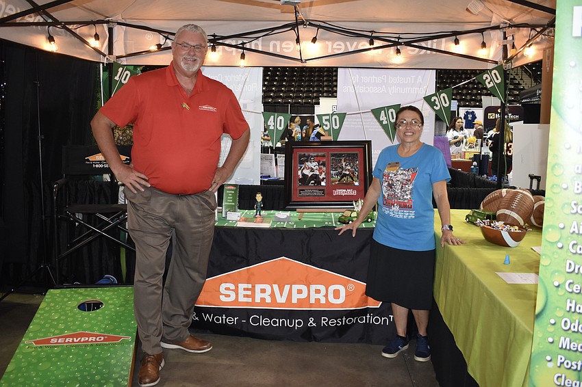 Sarasota's Paul Schott and Debbie Schaeffer of ServPro