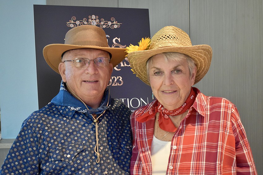 Richard and Sandra Tufts drove from Lake Placid to attend Boots and Bandanas. They were invited by their pastor.