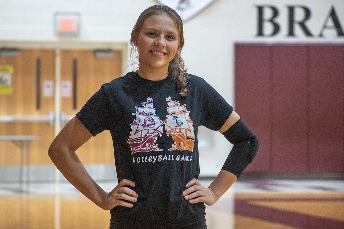 Aryanna Spainhower is a senior on the Braden River High volleyball team.