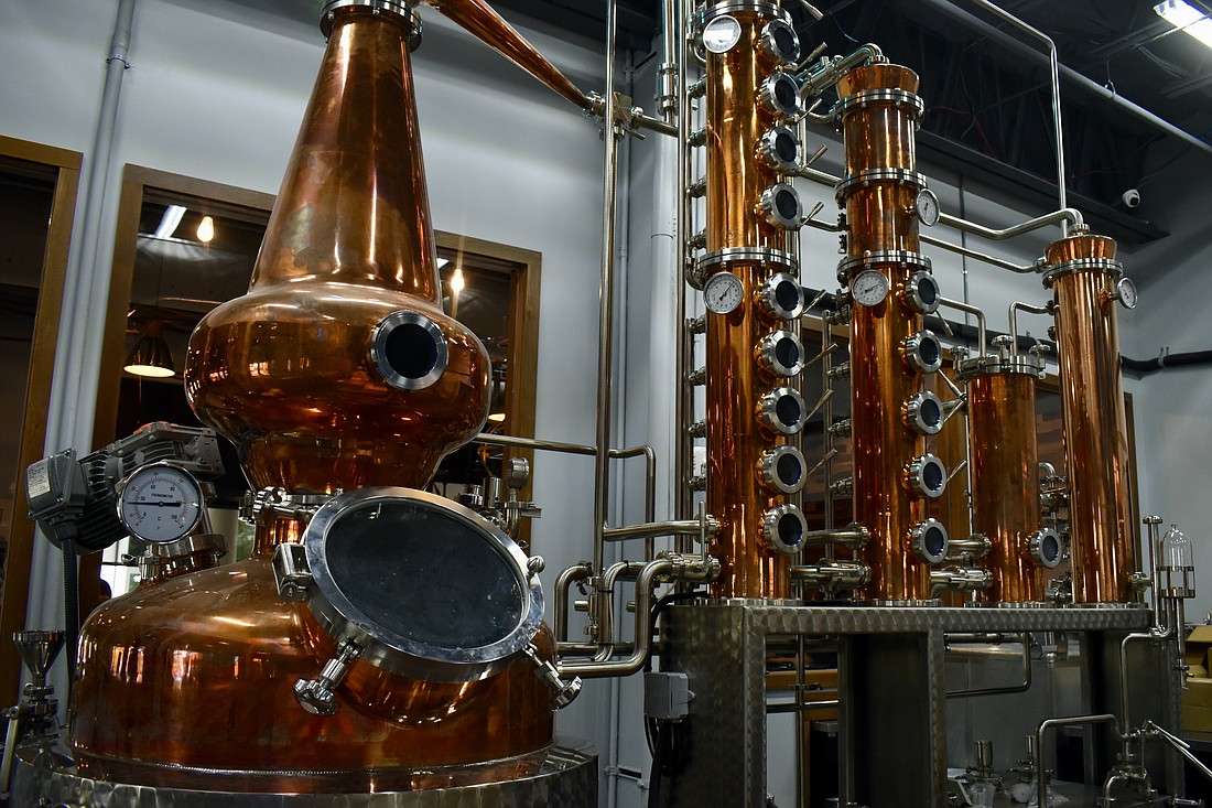 The Good Liquid Distilling Company will offer tours of the distillery in the future.
