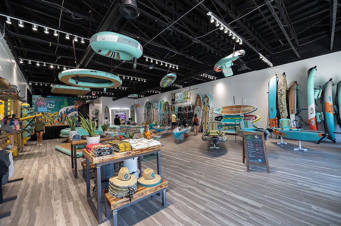 The interior of the 3,746-square-foot BOTE store at at 2655 Park St. in Jacksonville.