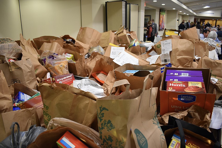 The food drive is the area's largest for the past six years, say staff.