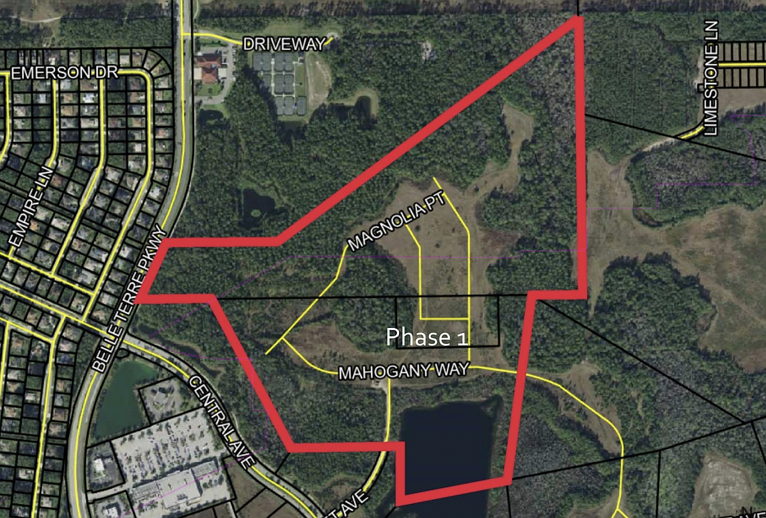 The Retreat at Town Center's first phase will have 66 units. Image from City Council meeting documents