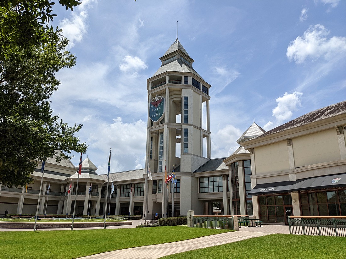 The World Golf Hall of Fame building at World Golf Village. The Hall closed Sept. 1 and is moving to South Carolina. St. Johns County owns the property and is seeking citizen input about its future.