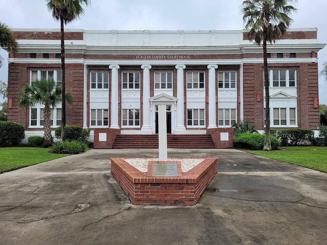 The old county courthouse building in Bunnell. Photo by Sierra Williams