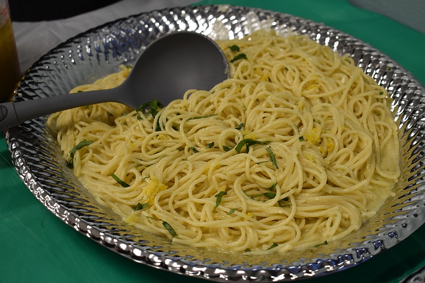 One of Angela Massaro-Fain's specialties is her lemon pasta.