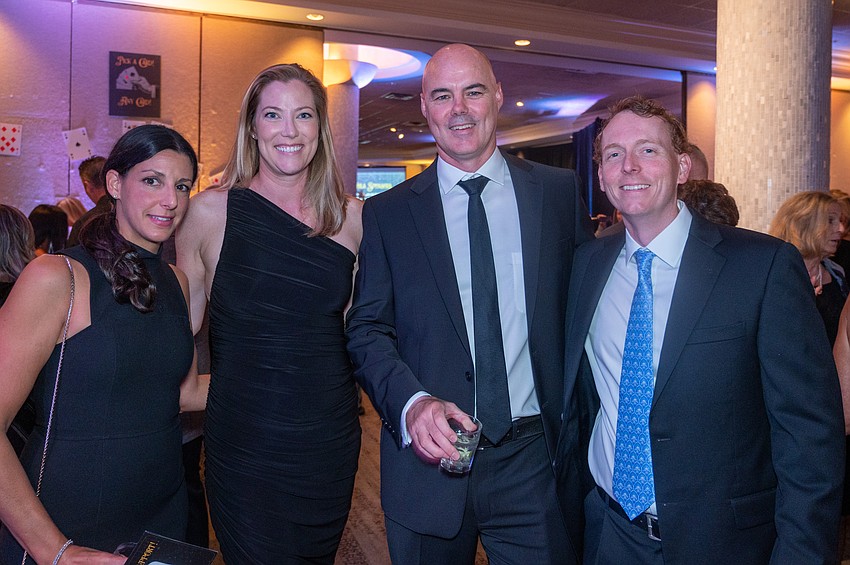 Christine Minges, Megan and David Baxter, Jordan Minges