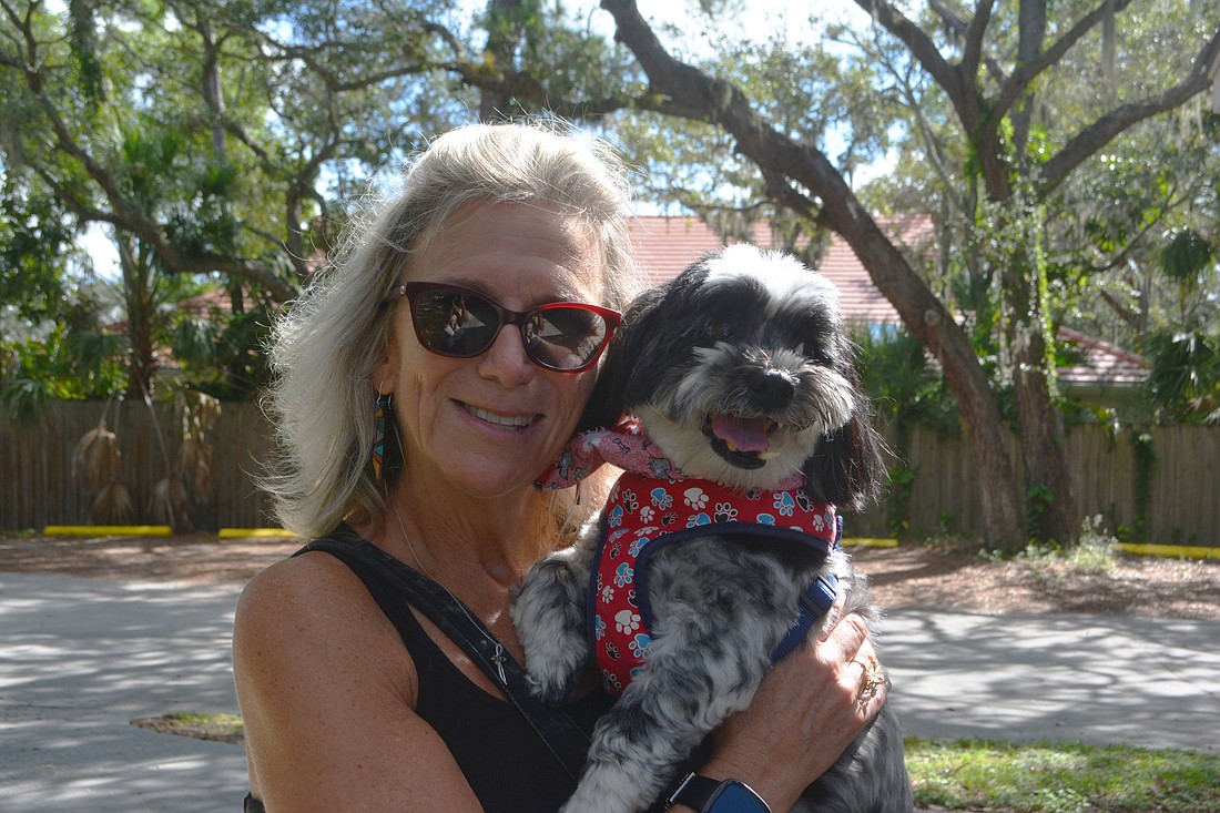 Wendy Brandeis with Teddy