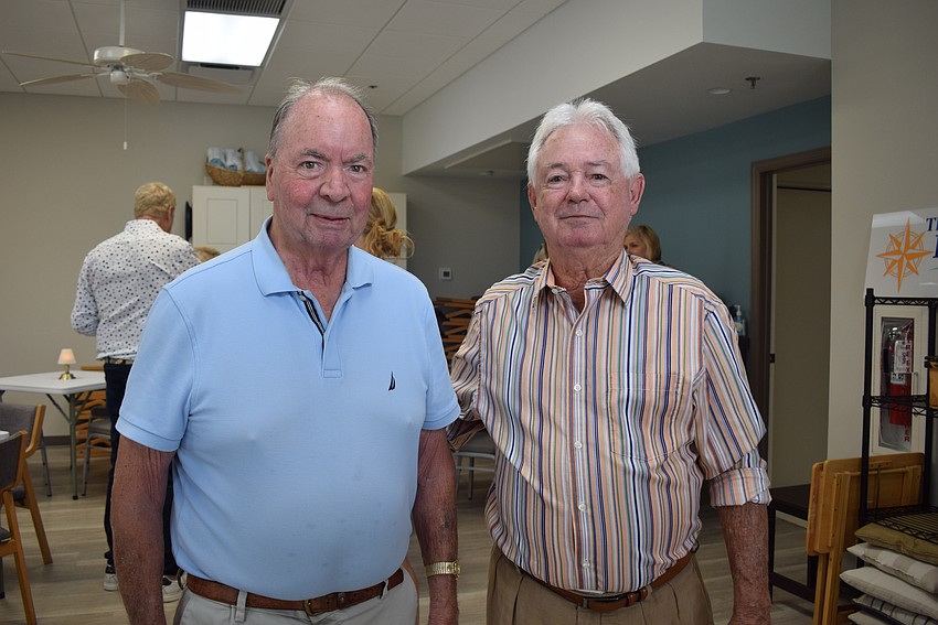 Randy Clair and Jim Brown