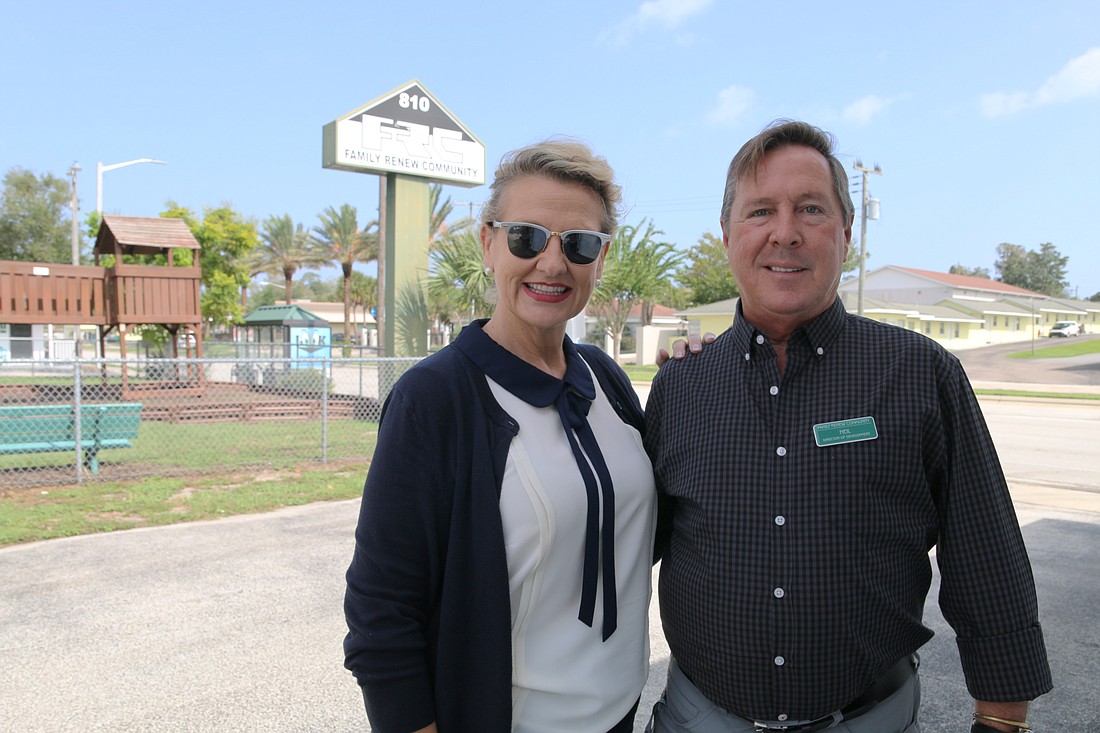 Family Renew Community Executive Director Heidi Grunberg Daniels and Director of Development Neil Harper. Photo by Jarleene Almenas