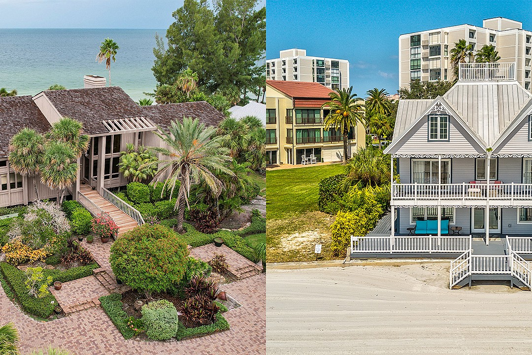 Two multimilliondollar Pinellas beachfront homes hit the market Business Observer