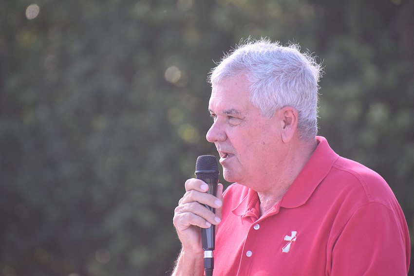 Retired Lt. Col. John Schaefer was a guest speaker during 