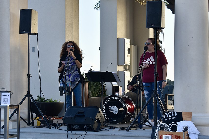 Fancy Larry & the Plain Jaynes perform at the pavilion in Waterside Place on Oct. 4 for Ranch Nite Wednesdays.