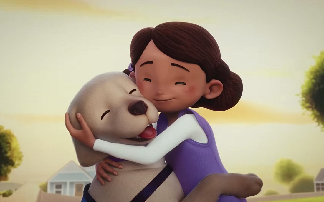 The animated film "Lucy" promotes Southeastern Guide Dogs' Skilled Companion program.