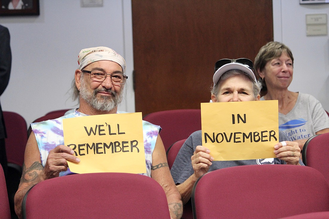 How they vote will influence how we vote, Bradenton residents Bob and Pam Luersen said.