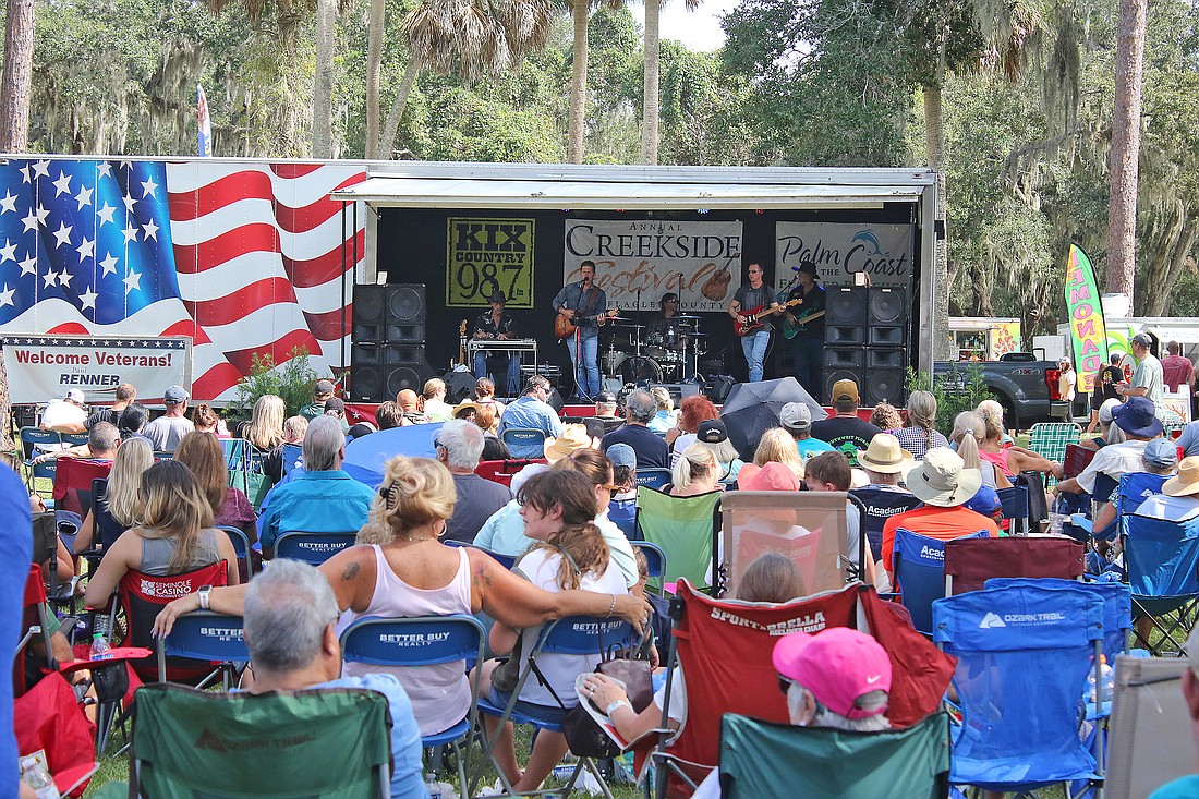 The 2023 Creekside Music and Arts Festival features an array of entertainment, including bluegrass and country bands. Photo by Christine Rodenbaugh