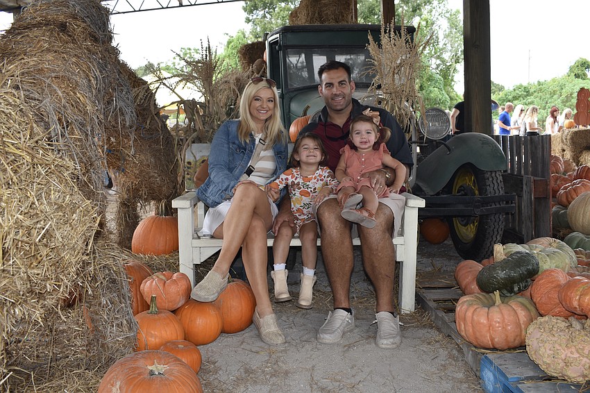 Ally Glauser, Vallen Glauser, 4, Daniel Glauser and Ava Glauser, 1