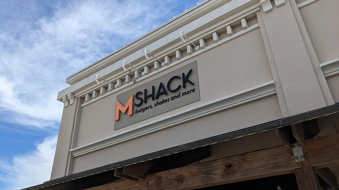 The M Shack restaurant at St. Johns Town Center.