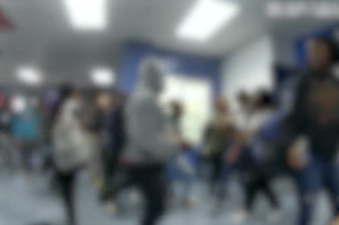 Eleven were arrested in a massive fight at Matanzas High School on Oct. 9. Image taken from body cam footage supplied by the Flagler County Sheriff's Office.