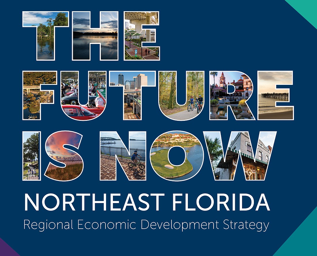 The cover for JAX Chamber’s “The Future is Now” report.