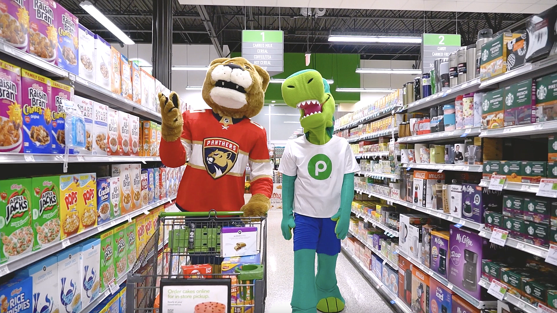 Publix Super Markets has become a sponsor of the Florida Panthers hockey team.