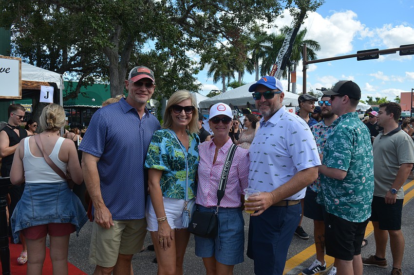 Rob and Amanda Morris, and Rod and Katie Hollingsworth enjoyed the afternoon, mostly favoring the 