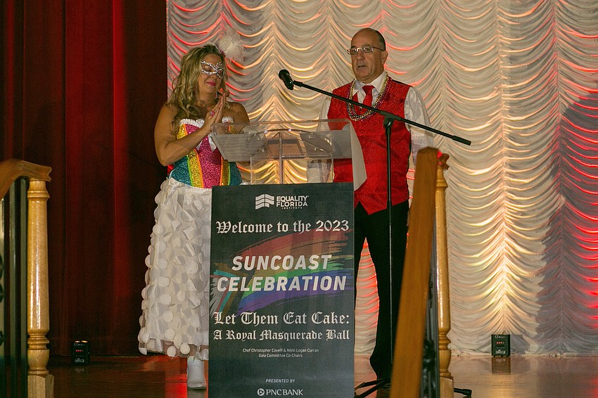 Event cochairs Nikki Logan and Christopher Covelli