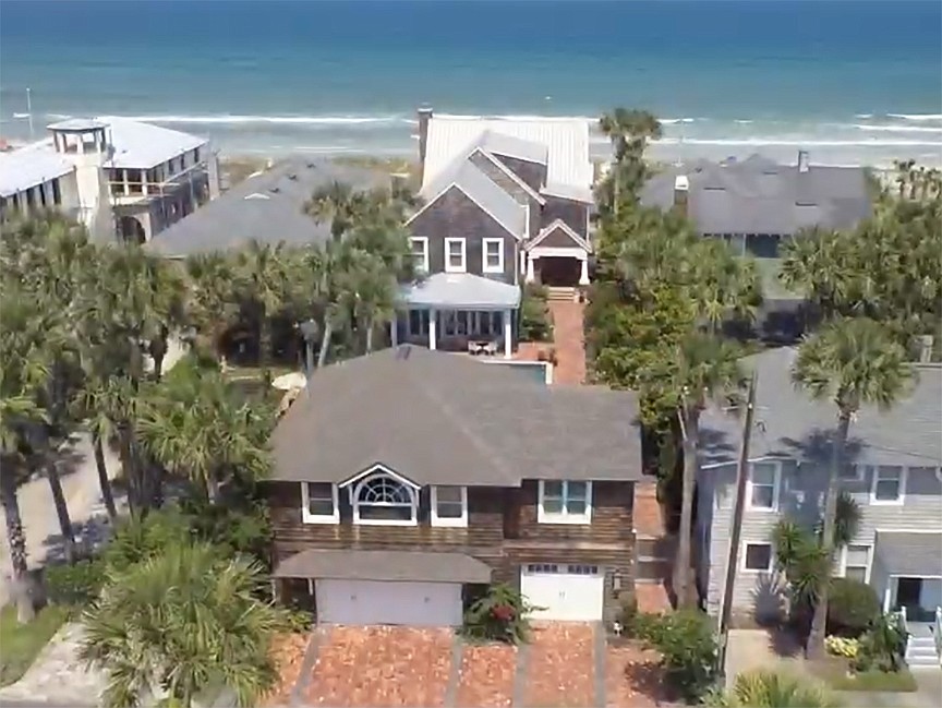 A 2016 video shows the oceanfront home at 631 Beach Ave. in Atlantic Beach.