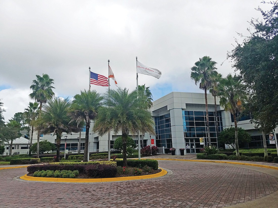 The Johnson & Johnson Vision headquarters in in Deerwood Park in South Jacksonville.