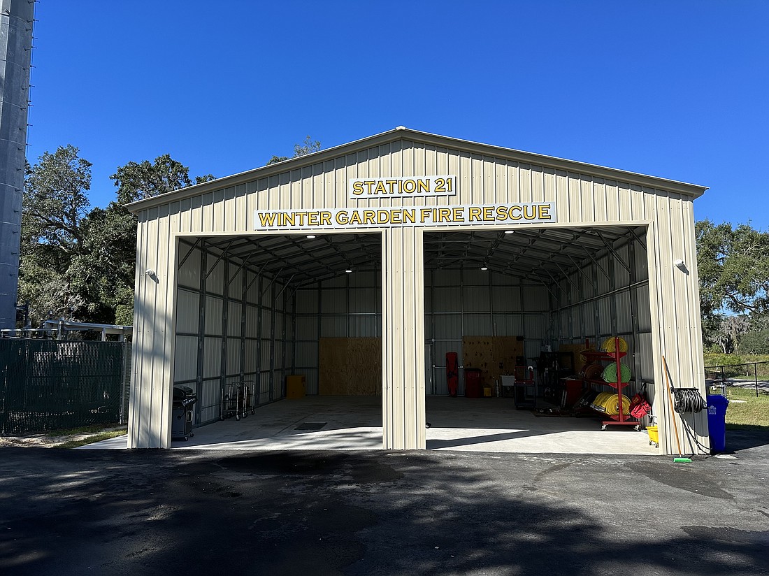 The new temporary fire station in Winter Garden is located at 902 Avalon Road.