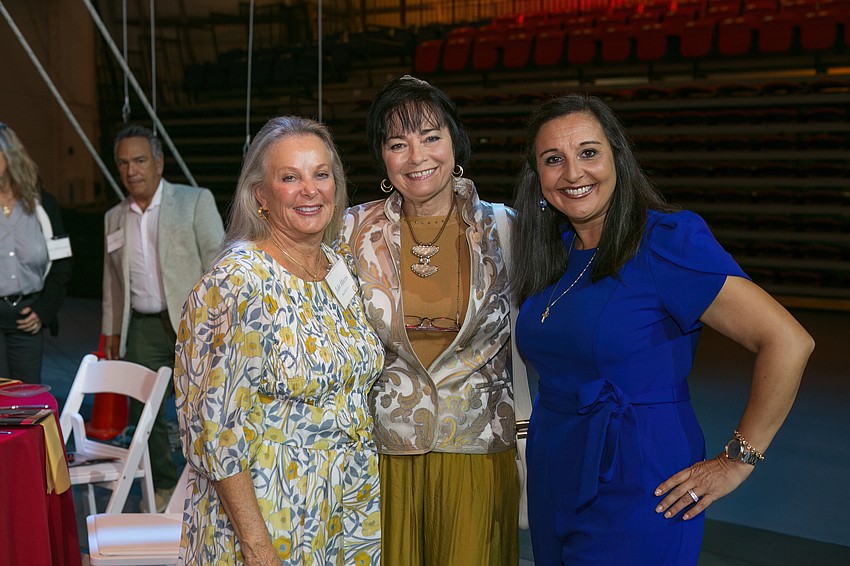 Julie Harris, Circus Arts Conservatory Co-founder Dolly Jacobs-Reis and Managing Director Jennifer Mitchell