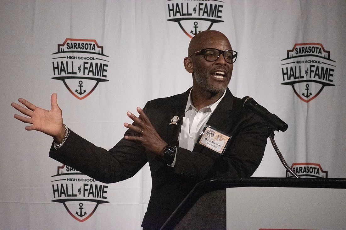 Cedric Saunders played football at Ohio State University and with the Tampa Bay Buccaneers before joining the Bucs, and later the Detroit Lions, in a off-field capacity.