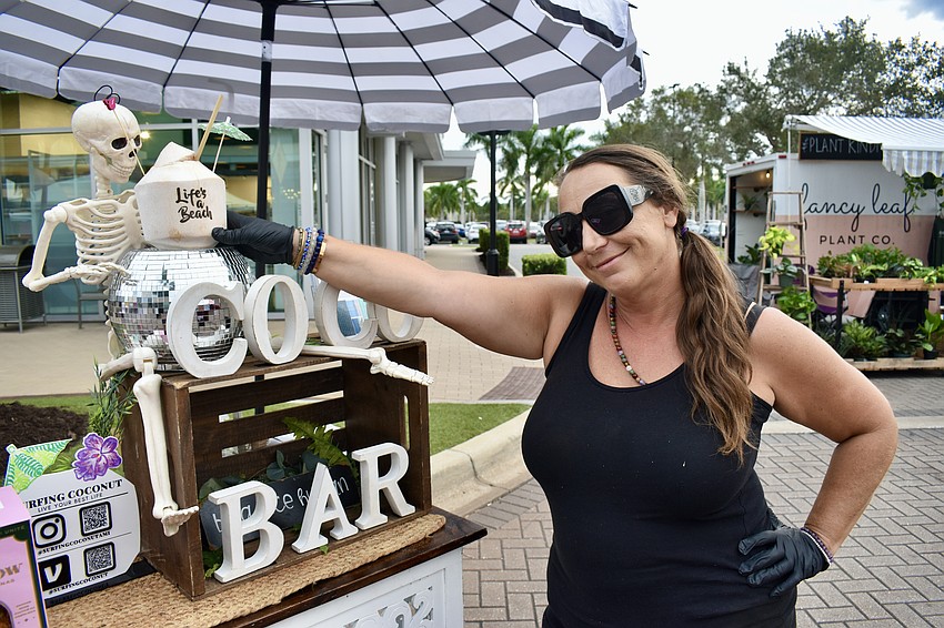 Amanda Champ owns the Surfing Coconut. If you missed her at the night market, she's a regular vendor at the Lakewood Ranch Farmers' Market on Sundays.