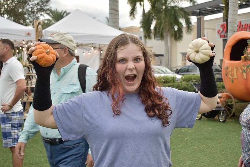 Bradenton resdient Olivia Gratzer is in the Halloween spirit.