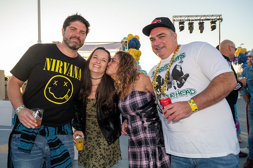 David Krahm, Ashley Grant,  Tara and George Wendt