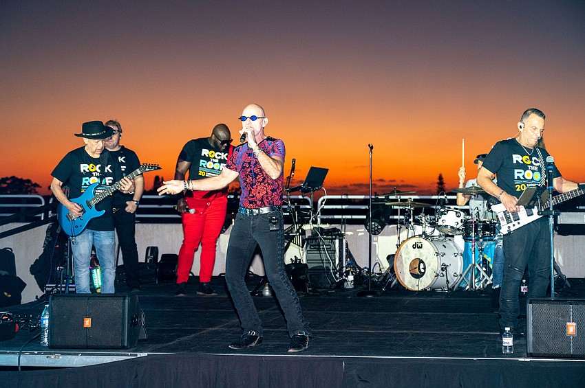 Private Stock played lively tunes for the crowd during the evening.