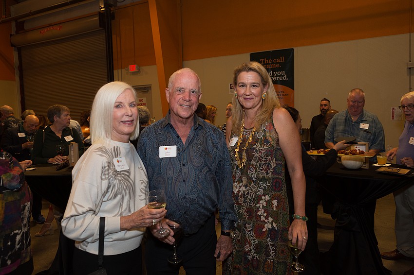 Mary Ann and John Meyer with Pauline Wamsler