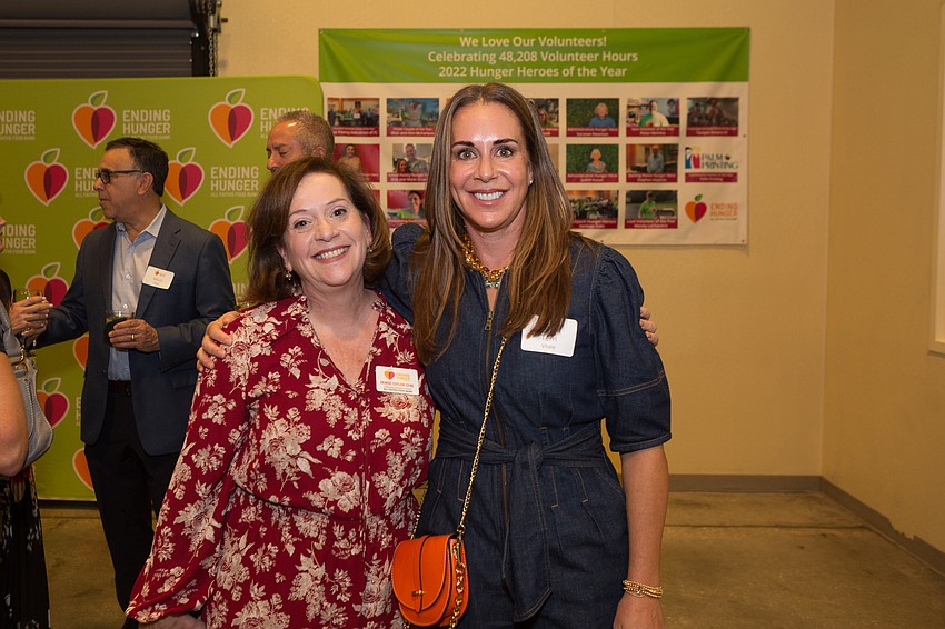 Denise Cotler, chief development officer, with board Chair Terri Vitale