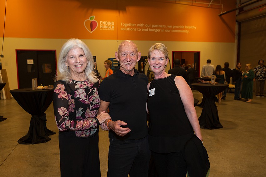 CEO Sandra Frank with Keith Monda and Veronica Brady