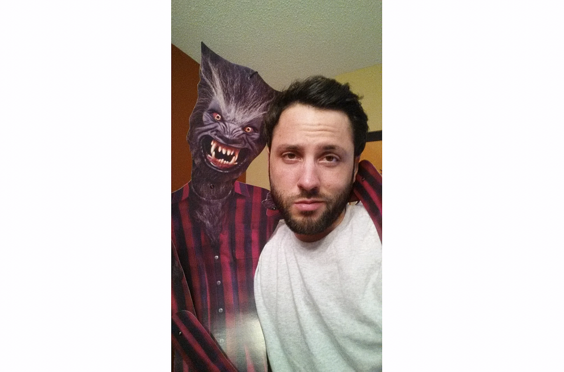 Every October, Mike Cavaliere’s werewolf comes out of storage to celebrate Halloween with him — and to judge his life choices.