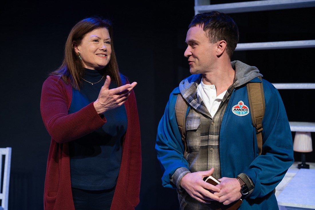 Vickie Daignault and Evan Stevens star in Adam Rapp's "The Sound Inside," running through Dec. 3 at Urbanite Theatre.