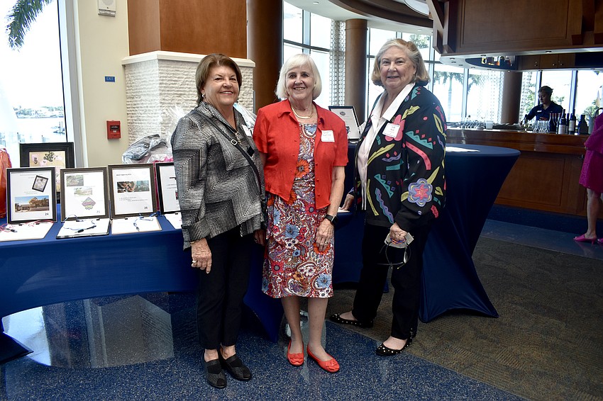 Bonnie Wiedeman, President Sandy Slaminko, and Vice President Barb Price