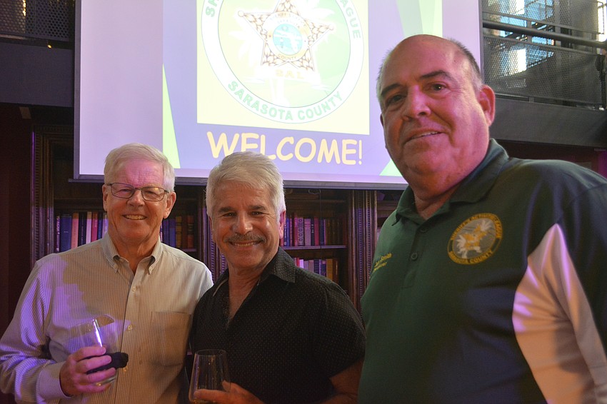 Dean Baron of the Florida CFO Group with SAL board members Dan Noa and Dan Smith