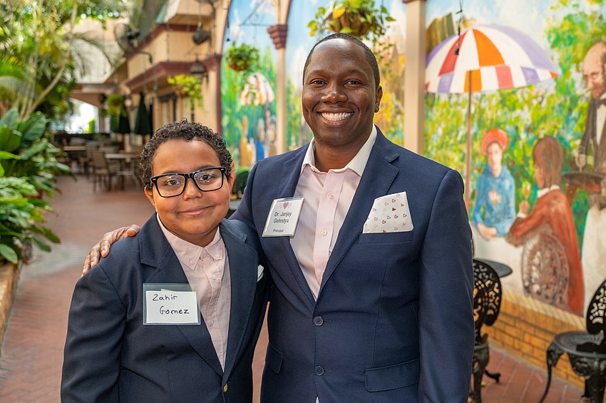 Zahir Gomez and Dr. Janjay Gehndyu