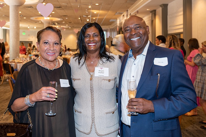 Marjorie Long, Kayon Parker and Jerry Long
