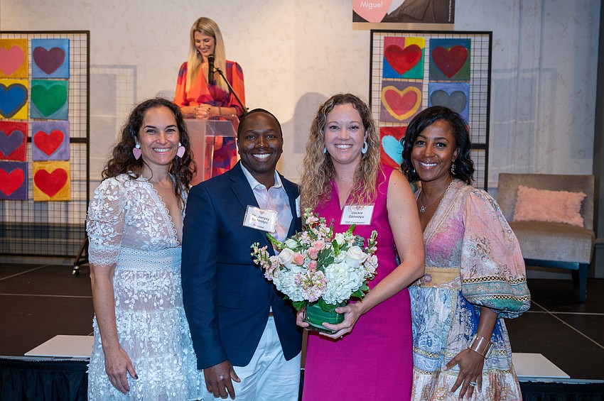 Melissa Morsli, Dr Janjay and  Jackie Gehndyu and Naiema Frieson